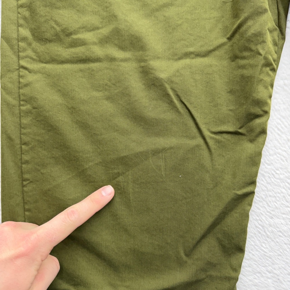 Nike Mens Olive Green Relaxed Straight Leg Casual Pants Size 40 Golf - Picture 3 of 10